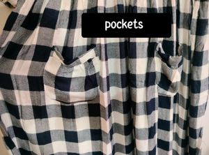 Gingham Dress with Pockets