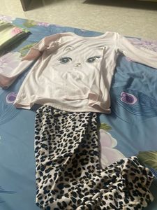 Cute Kitty Pajama Set
