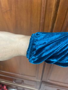 Velvet Teal Dress