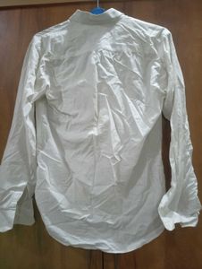 Men's White Long Sleeve Shirt