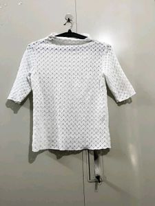 Chic White Knit Top