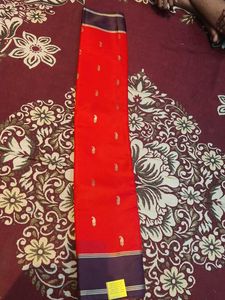 Beautiful Rest Orange Saree with Dark Border