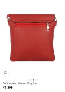 beautiful orange sling bag