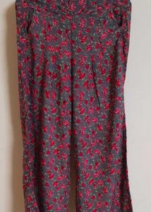 Floral Print Casual Palazzo