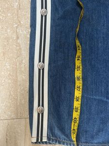H&amp;M Denim Jeans with Side Snap Buttons