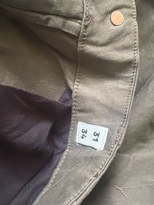 Women Cargo Pants - Olive Green