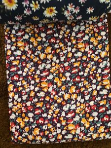 5 set Floral Print Dress Material Bundle