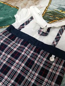 Adorable Plaid Baby Romper