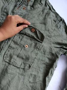 Green Cargo Style Jacket