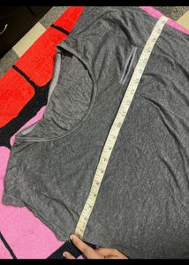 Grey T-shirt. L Size Loose Fit