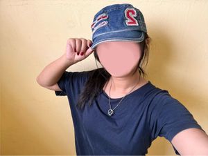 Newsboy inspired Denim Cap (Vintage)