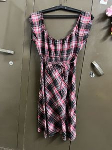 checked Mini dress