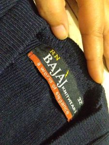 Classic V-Neck Navy Sweater( 2 time used)