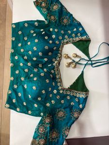 Teal Green Lehenga Choli And Duppatta