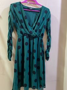 Green Polka Dot Dress