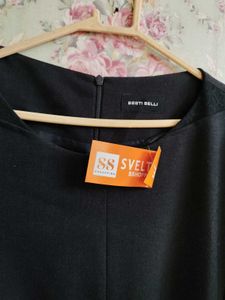 Chic Black A-Line Dress