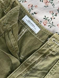 Olive Green Cargo Shorts