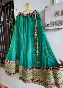 Beautiful Teal Lehenga Skirt