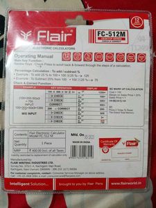 Flair FC-512M Desktop Calculator