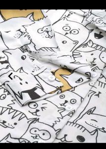 Cute Cat Print Lounge Shirt