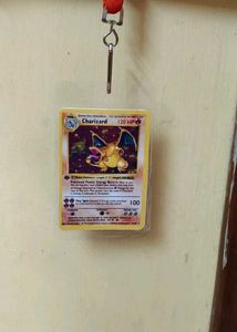 Vintage Charizard Pokemon Card (customized)