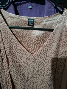 Shein Leopard Print V-Neck Sleeveless Top