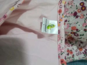 Cute Floral Baby Sleepsuit