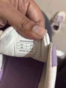 Lavender &amp; White women Sneakers