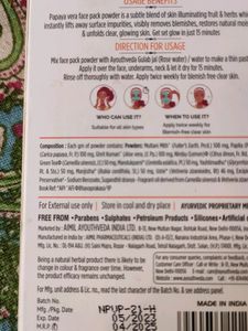 AyouthVeda Face Pack Powder And Cooffee Body Wash