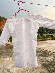White Cotton Kurta