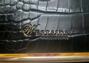 Chic Black Croco Wallet