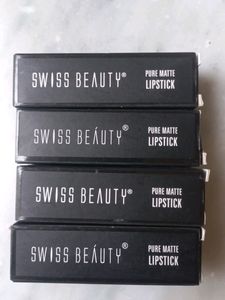 Swiss Beauty Matte Lipstick - Orange Red only 1