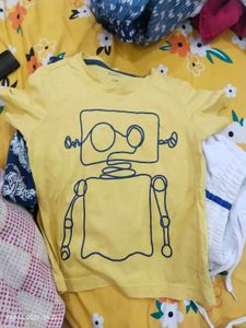 zudio Cute Robot Graphic Tee size 2-3 years