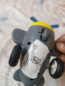Blue Toy Airplane with Pilot
