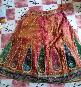 New Embroidered Lehenga Choli Set (Worn Once)