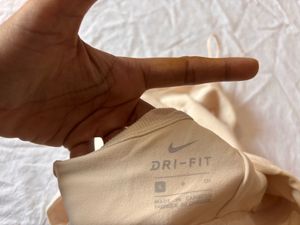 Nike-Ribbed Spaghetti Strap Crop Top