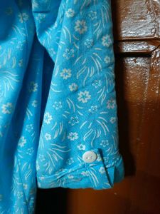 Stylish Blue Printed Kurta