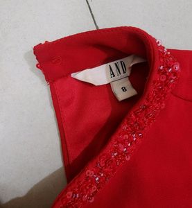 Red Hot Party Top By AND