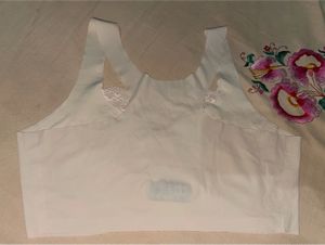 White Lace Trim Bralette
