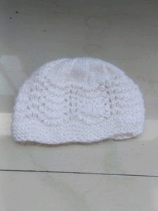 White Sweater Cap Booty Set