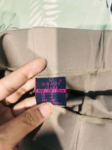 Stylish Beige Flared Pants