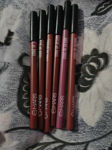 MARS Lip Liner + eyeshadow pencil +lipstick