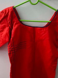 Red Ethnic Kurti