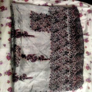 Unused Beautiful Printed Saree