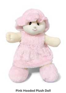 Adorable Pink Plush Doll