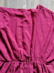 Beaded Berry Kaftan Top