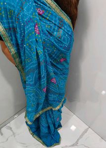 New Bhandni Saree With Blouse