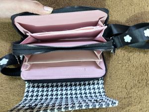 stylish block brick sling bag