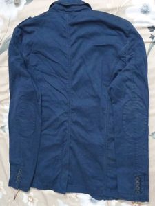 Blue Casual Jacket