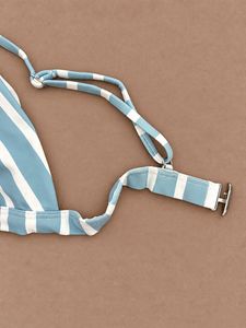 Striped Padded Bikini Top | Fits 32-34